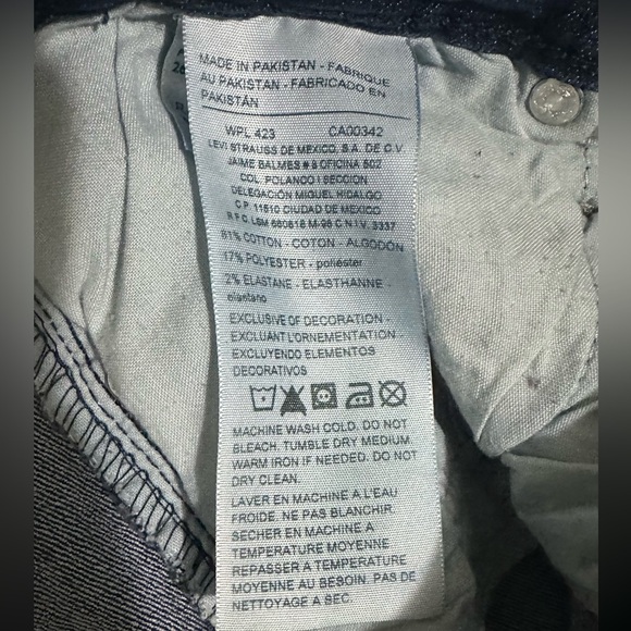 066 Levi's Strauss | EUC Modern Slim Women’s Denim Blue Jeans (size 10/ 30x32) - Picture 7 of 12